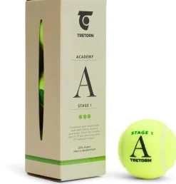 Academy Stage 1 Green 3 Tube Tennisbal