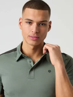 Ace Mesh Panel Polo Shirt