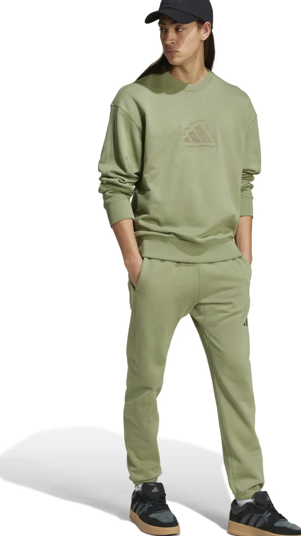 ALL SZN Fleece Regular Tapered broek