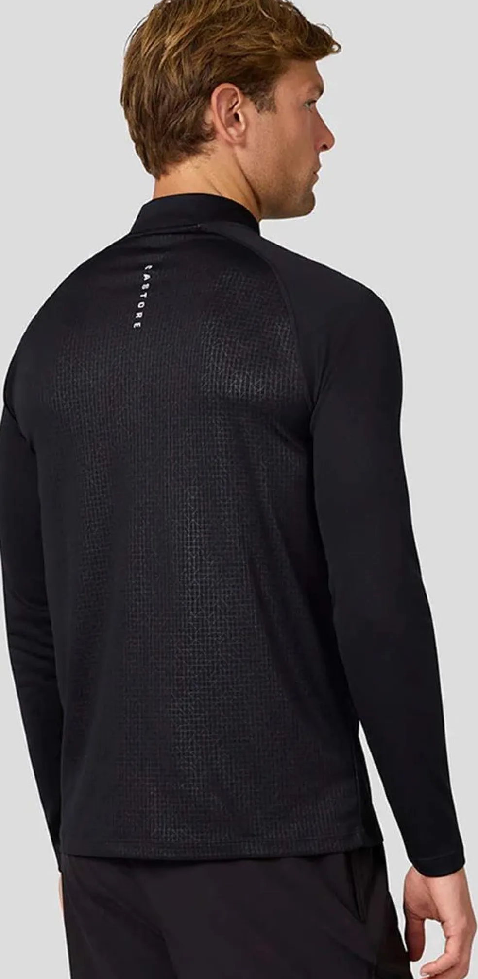 Aop 1/4 Zip Ls Top