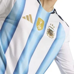 Argentinië 26 Authentiek Thuisshirt met Lange Mouwen