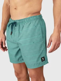 Cester-stripe Men Swim Shorts