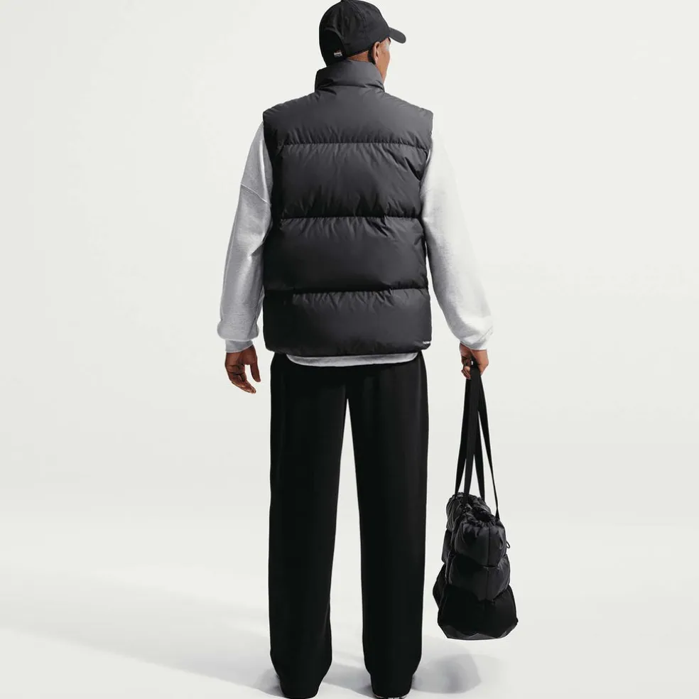 club open-hem fleece broek