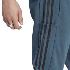Essentials French Terry Tapered Cuff 3-Stripes broek