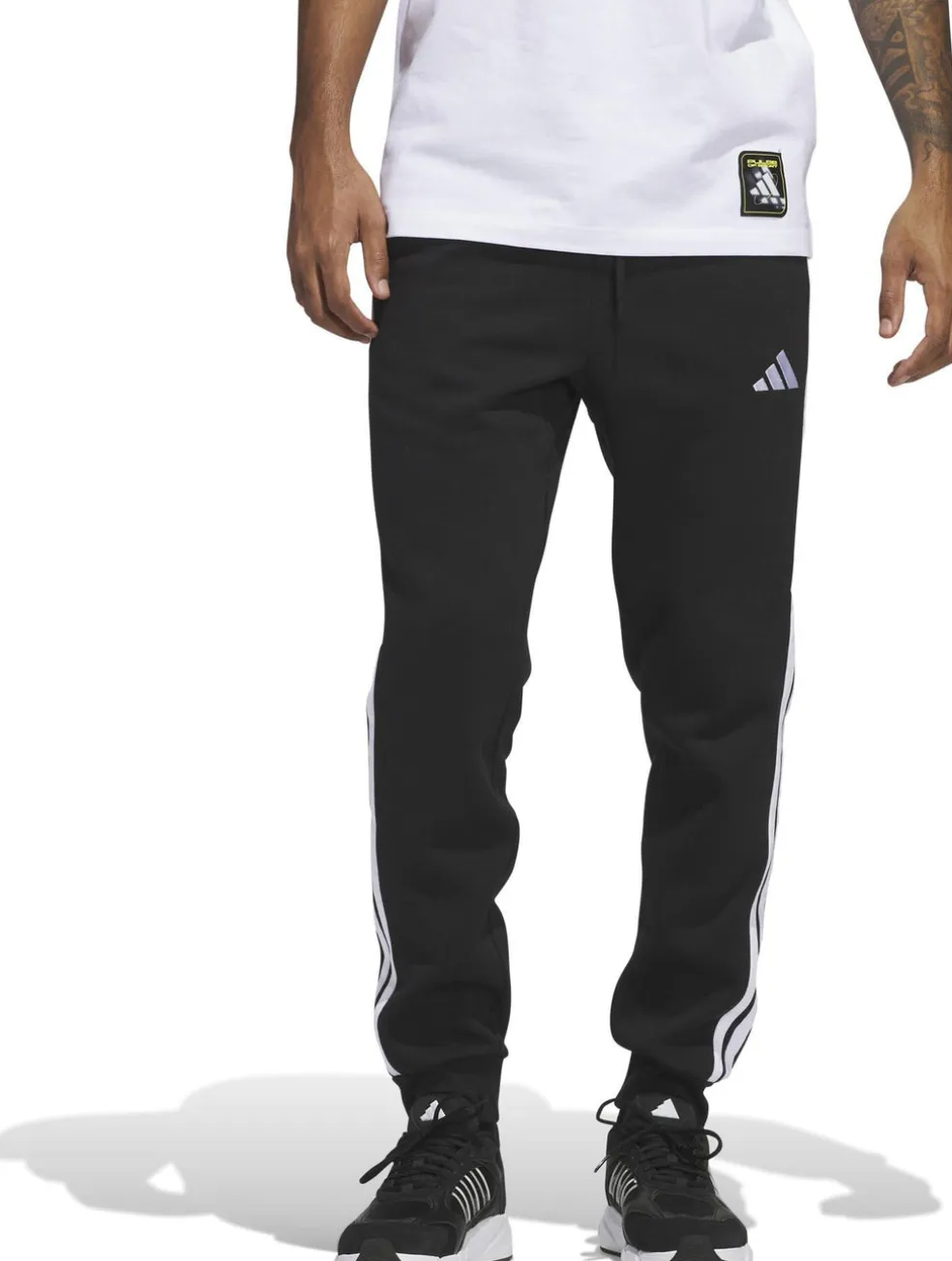 Essentials 3-Stripes Fleece Broek