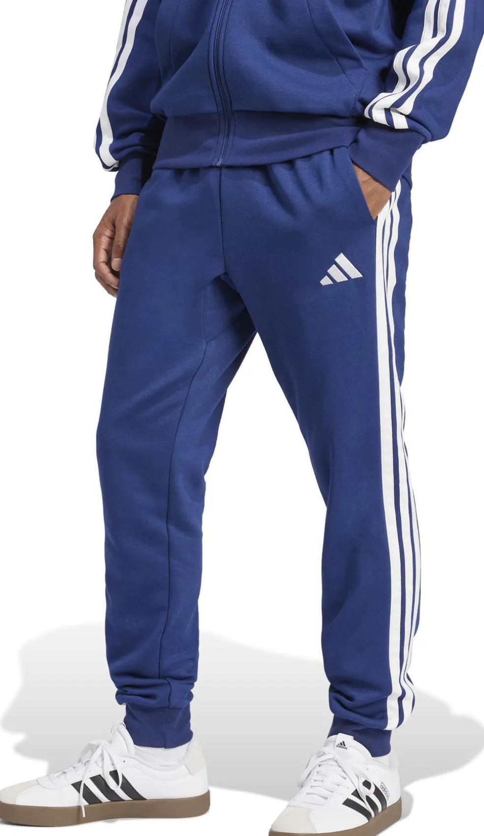 Essentials 3-Stripes Fleece Broek