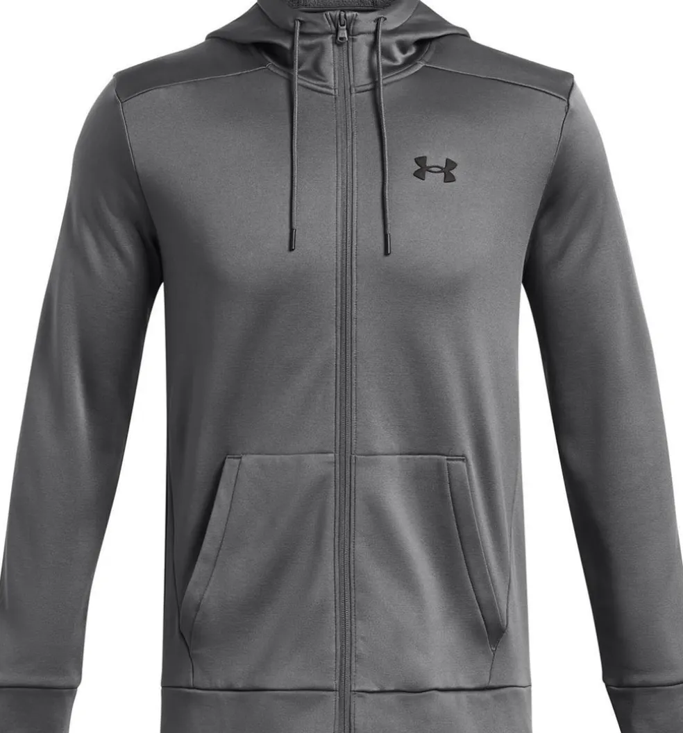 fleece full zip hoodie