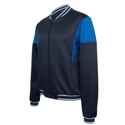 men pique bomber jacket