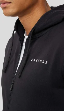 Peacoat Carbon Zip Through Hooded jack