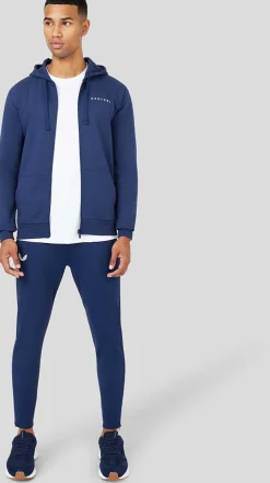 Peacoat Carbon Zip Through Hooded jack
