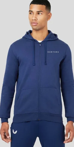 Peacoat Carbon Zip Through Hooded jack