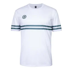 pique striped T-shirt