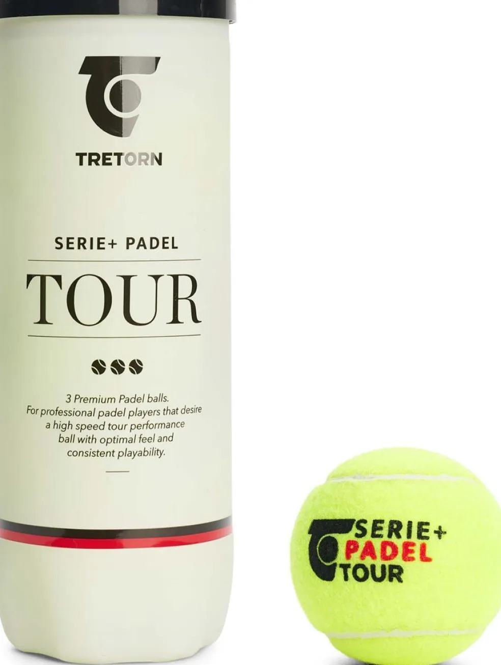 Serie+ Padel Tour 3 Tube Tennisbal