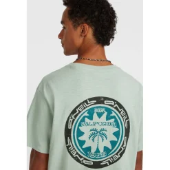 Slub Back Print T-shirt strand
