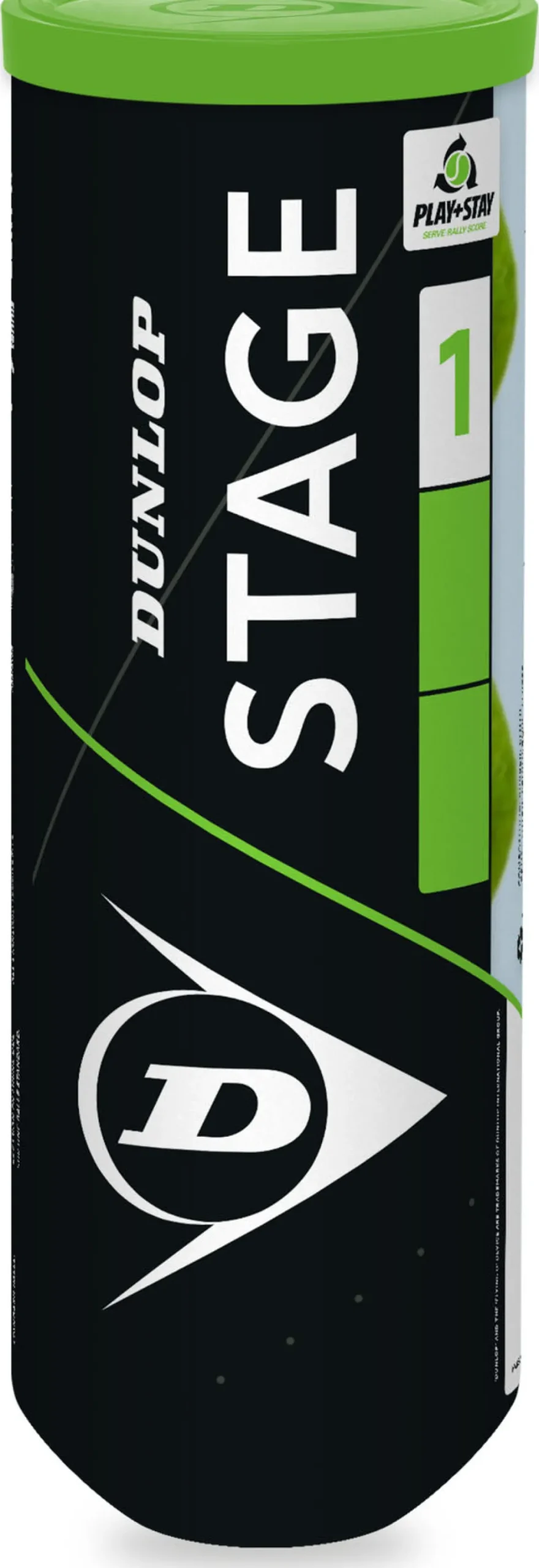Stage 1 Green 3 tube tennisballen