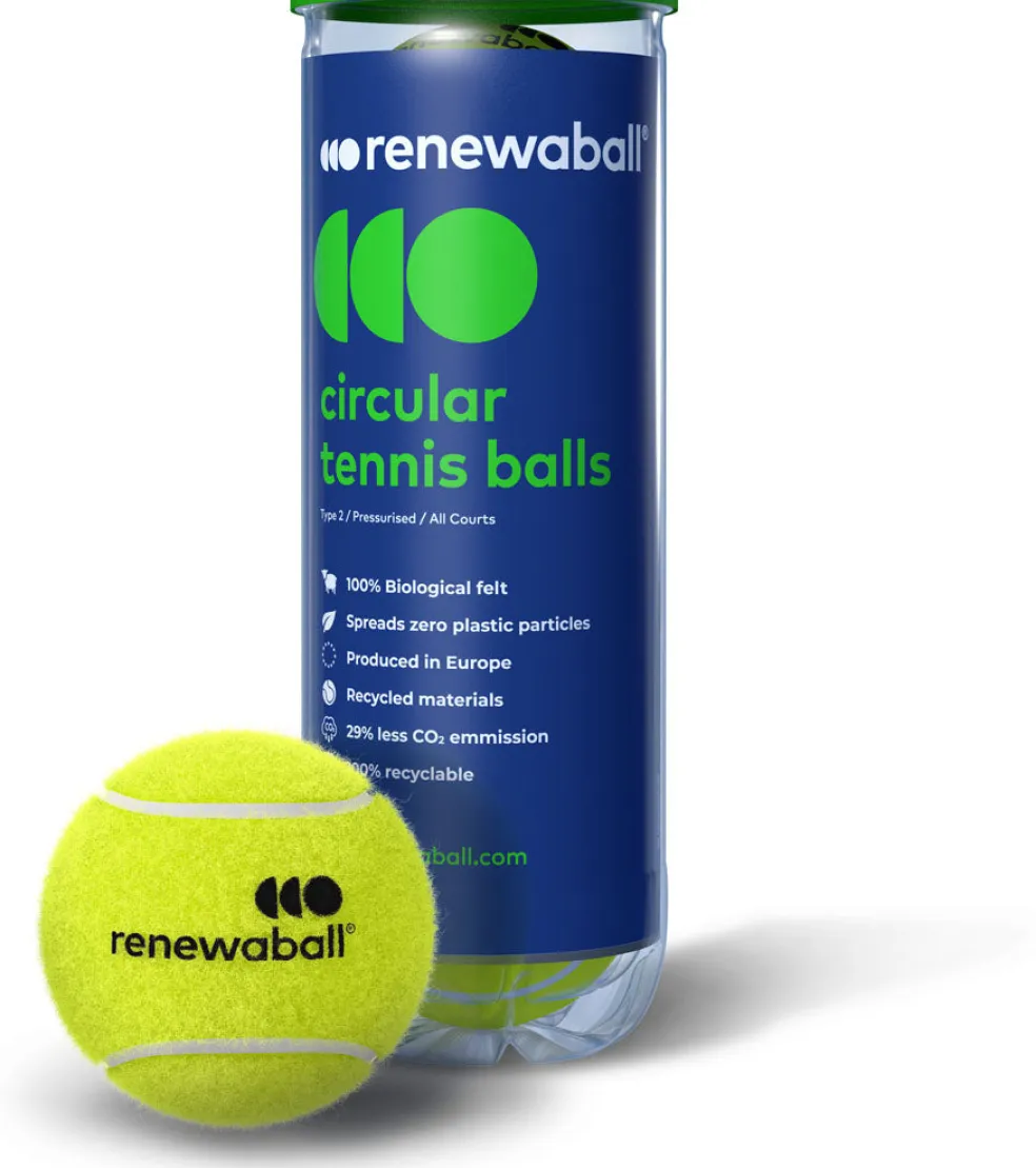 Tennisballen koker 3 stuks