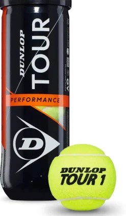 Tour Performance 3-bal tube tennisballen