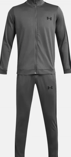 ua knit track suit-gry