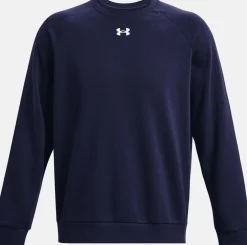 Ua Rival Fleece Crew-blk