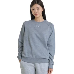 Ua Rival Fleece Crew-blk