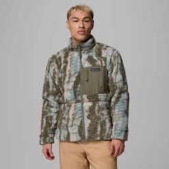 winter pass reversible fleece vest